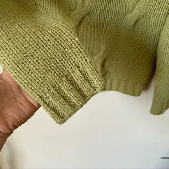 Vintage Pendleton Lambswool Angora Blend Green Sweater Size S - Picture 4 of 5